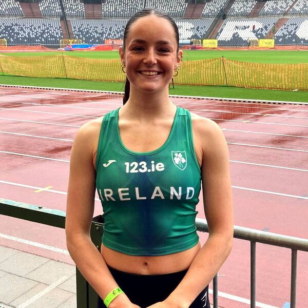 Sarah Millea (Celbridge) was part of the Irish 4x100m relay in Belgium
