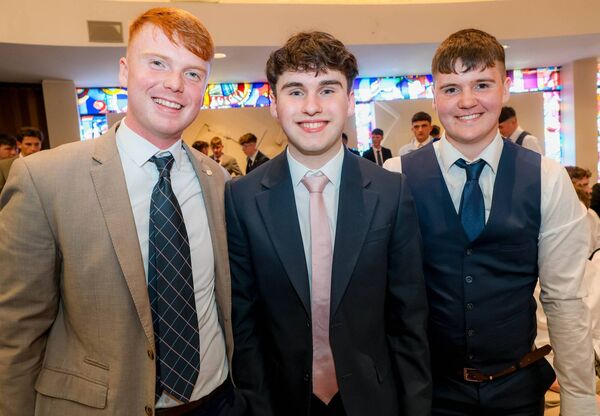 Oisin Loughran, Niall Keane and Aaron Humphries