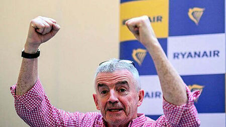 Ryanair boss Michael O’Leary on track for €100m bonus