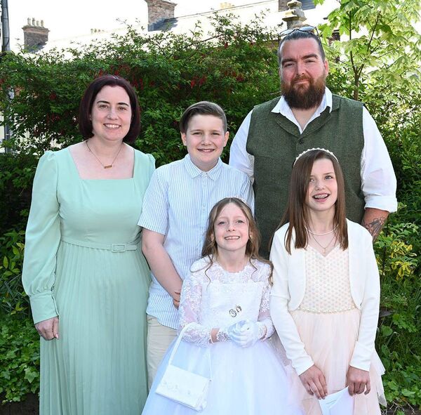 Aoife Dunne and family 