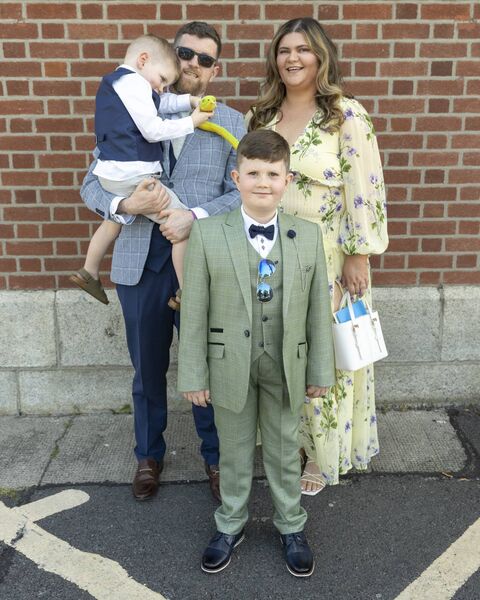 Jaxon Daly and family
