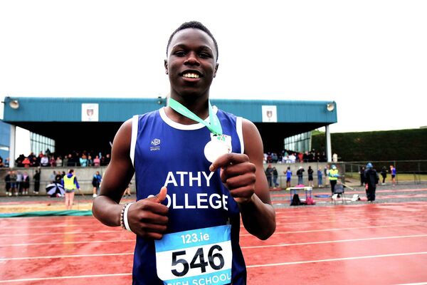 Blessed Nleya won gold in the minor 100m Photo: Perri Williams