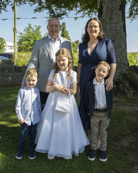 Kate Foley and family 