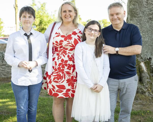 Lucy Sweeney and family