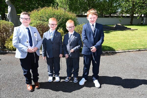 Domhnall and Naoise and Conor and Liam 