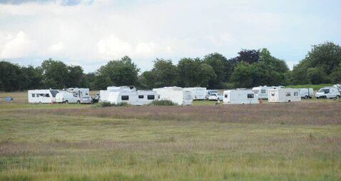 Illegal encampments return to the Curragh