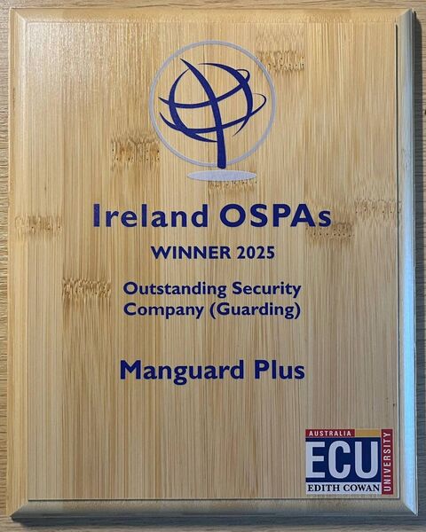 Naas company, Manguard Plus, is winner of Ireland OSPA's awards for fourth year on the trot Naas company, Manguard Plus, is winner of Ireland OSPA's awards for fourth year on the trot
