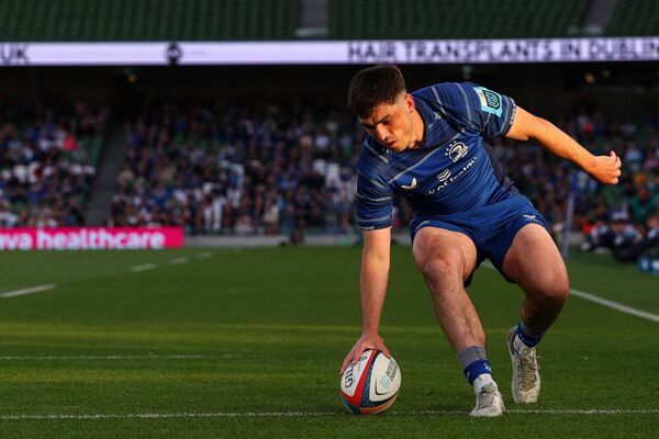 Jimmy O'Brien retains his place at full back for Leinster for Saturday's BKT United Rugby Championship Grand Final against Vodacom Bulls at Croke Park Photo: ©INPHO/Ben Brady