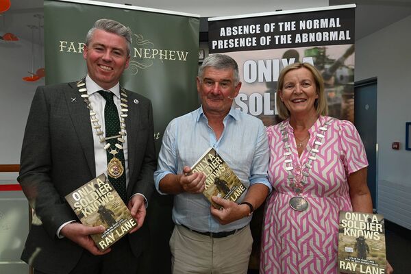 Kevin Duffy, Mayor Kildare Ray Lane and Peggy O Dwyer Mayor Newbridge and Kindare MD Kevin Duffy, Mayor Kildare Ray Lane and Peggy O Dwyer Mayor Newbridge and Kindare MD