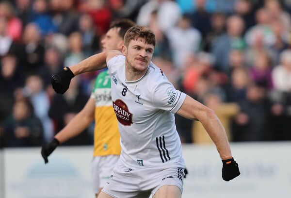 Kevin Feely celebrates scoring a first half point Photo: ©INPHO/Bryan Keane Kevin Feely celebrates scoring a first half point Photo: ©INPHO/Bryan Keane