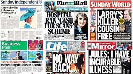 What the papers say: Sunday's front pages