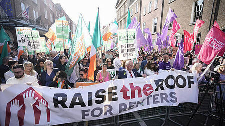 Homes turned into ‘financial assets’, hundreds of housing protesters told