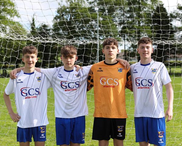 The Kilcullen contingent on the KDUL Kennedy Cup squad - Dylan Lawler, Alfie Aspell, Deon Doyle and Jamie Jacob The Kilcullen contingent on the KDUL Kennedy Cup squad - Dylan Lawler, Alfie Aspell, Deon Doyle and Jamie Jacob