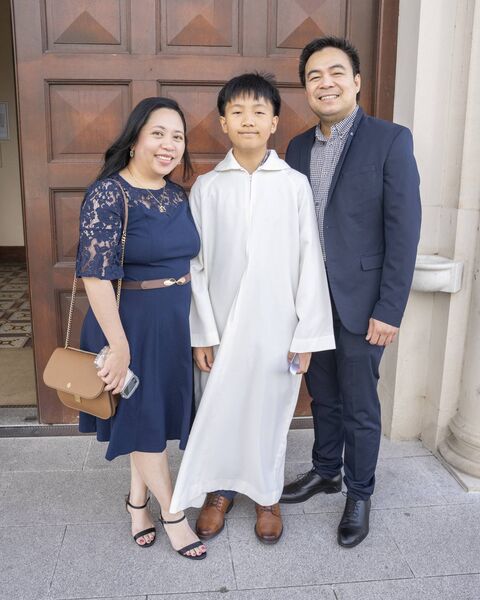 Heigen Clarin and family