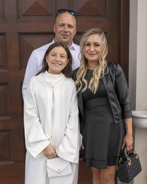 Zofia Szopinska and family