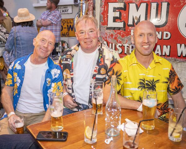 Brian Rowan, Nicki Jackman and Barry Moore