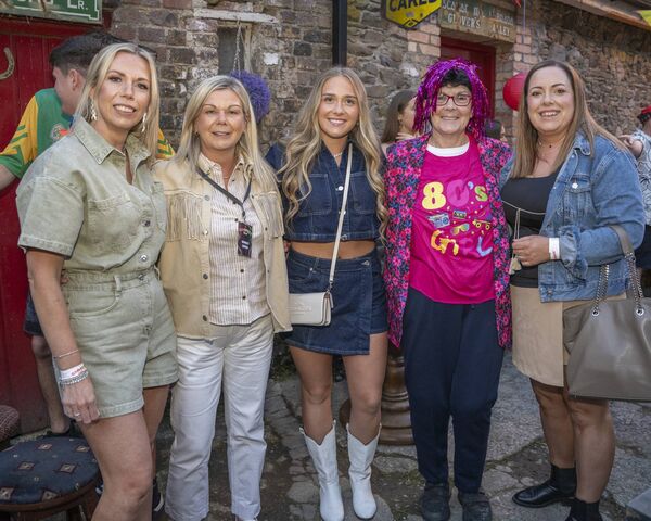 Gillian Brophy, Sandra Rowan, Ava Rowan, Breda Fennelly and Elaine Fennelly