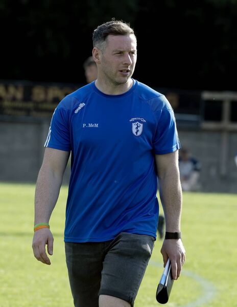 New Naas manager Philly McMahon Photo: Sean Brilly