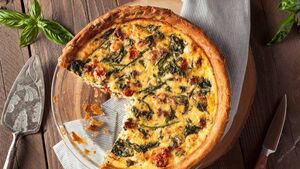 Living Greener: Quiche a great way to use left overs