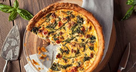 Living Greener: Quiche a great way to use left overs