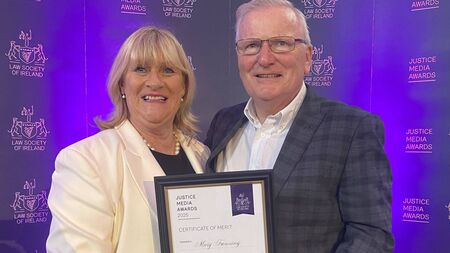 Kildare woman wins prestigious Justice Award