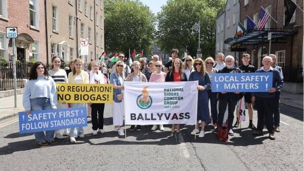 Kildare group rallies support at Dáil for biogas awareness