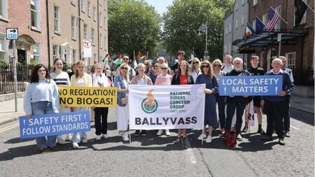 Kildare group rallies support at Dáil for biogas awareness