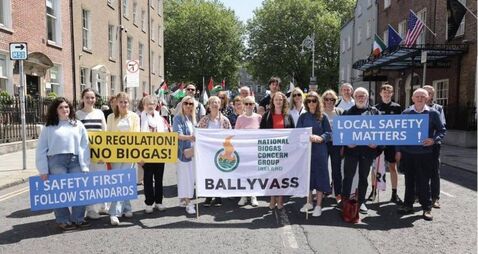 Kildare group rallies support at Dáil for biogas awareness 