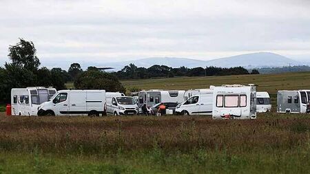 Most of caravans camped on the Curragh still there, court hears