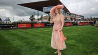 Winner of best dressed competition at Irish Derby Festival