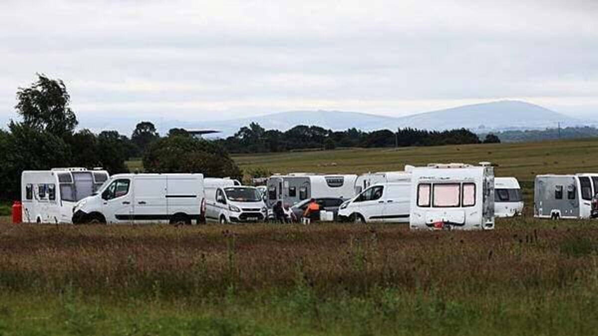 Caravans cleared from the Curragh