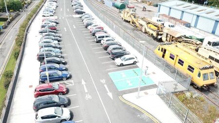 Kildare station carpark expansion completed
