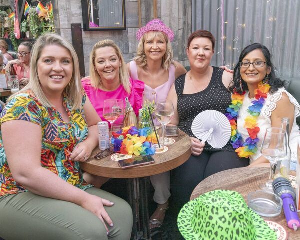 Sinead Cullen, Deirdre Hurley, Andrea Dunney, Joyce Rainsford and Nirmala Dunney Sinead Cullen, Deirdre Hurley, Andrea Dunney, Joyce Rainsford and Nirmala Dunney
