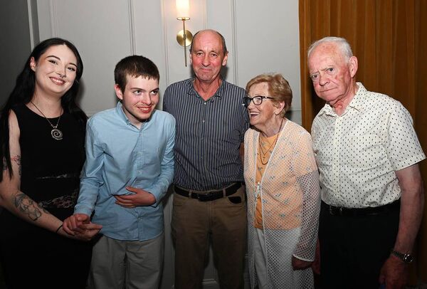 Charlie Sheridan with his family Charlie Sheridan with his family