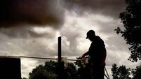 Shadow of an Athy boatman 