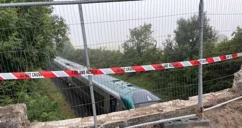 Motorist crashes into railway bridge near Athy
