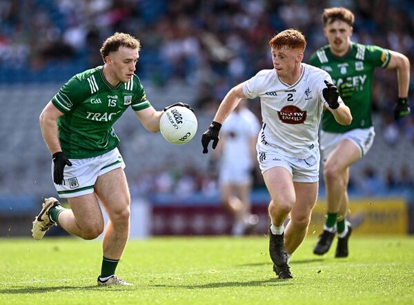 O'Neill said he found Fermangh's Conor Love a tough opponent in the semi-final of the Tailteann Cup Photo: Piaras Ó Mídheach/Sportsfile O'Neill said he found Fermangh's Conor Love a tough opponent in the semi-final of the Tailteann Cup Photo: Piaras Ó Mídheach/Sportsfile