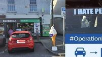 Driver parked in disabled bay had 'I HATE PEOPLE' sign 