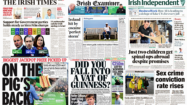 What the papers say: Thursday's front pages