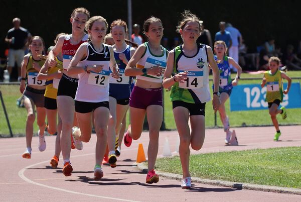 Iris McCartan finished second in the U14 800m 