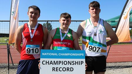 Hanlon sets new Irish shot putt record