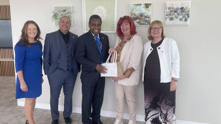 Council welcomes first ambassador of Barbados to Ireland