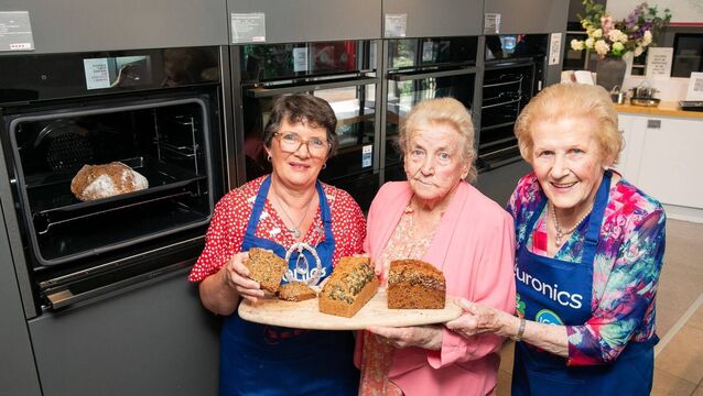 <p>Mary D'Arcy National President of ICA; Eileen Brennan National Ploughing Association; Anna May McHugh Managing Director National Ploughing Association </p>