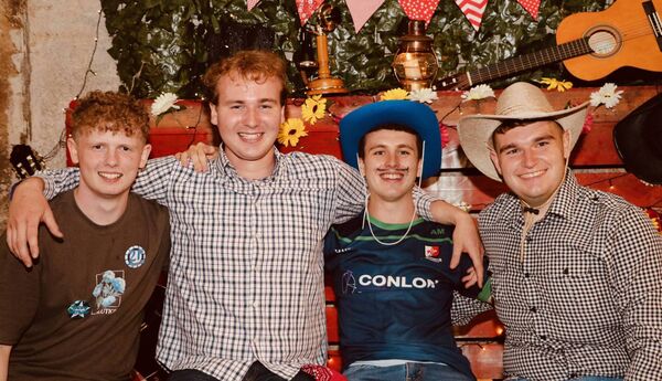 Tighe Clarke, Ryan Behan, Adam Melvin and Channo Murphy