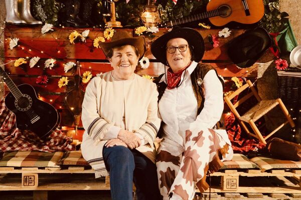 Bridie Dunney and Ann Halpin enjoyed the evening 