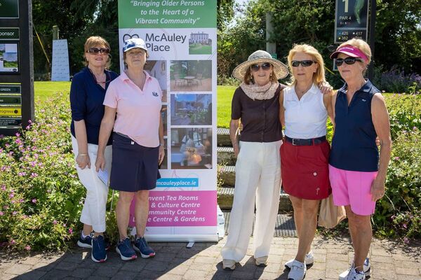 Cliona Heavey, Pauline Nixon, Bridget Lane, Jean Hearn and Mary O'Reilly