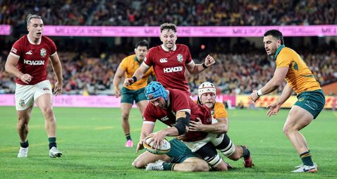 Beirne scores crucial second half try as Lions come from behind to snatch series in dramatic fashion Beirne scores crucial second half try as Lions come from behind to snatch series in dramatic fashion