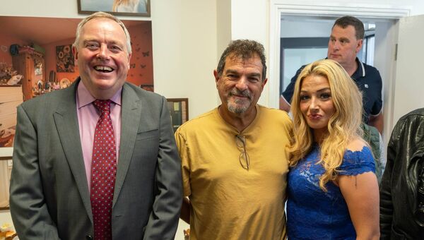 James Mahon, Judge Desmond Zaidan and Antoinette Foley