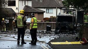Lucan truck fire intensified by aerosol cans and fuel oils, firefighters say Lucan truck fire intensified by aerosol cans and fuel oils, firefighters say