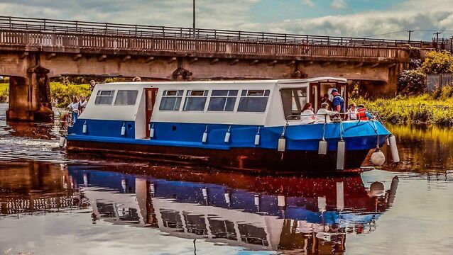 <p>'We were on Cliff Reid’s boat, which started on the three-hour trip at Athy harbour and made its way in the direction of the Horse Bridge'	 Photo: Carmel Whelan</p>